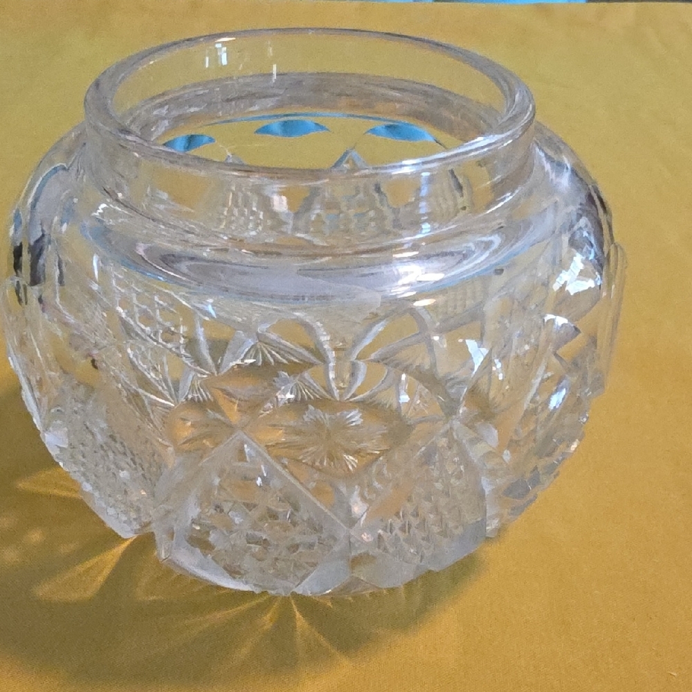 Antique Art Nouveau Glass Hair Receiver - Vanity Dresser Jar - Picture 4 of 14